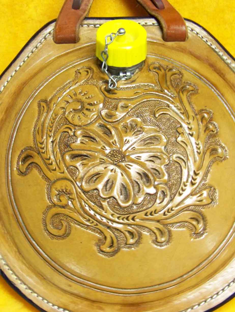 closeup floral canteen