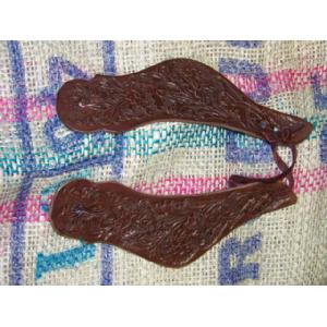 FLORAL TOOLED SINGLE DOVE WING STYLE Image